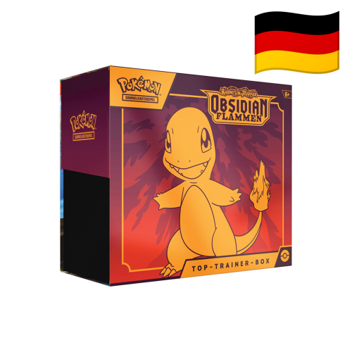 Pokémon KP03 Obsidian Flammen Top Trainer Box Deutsch