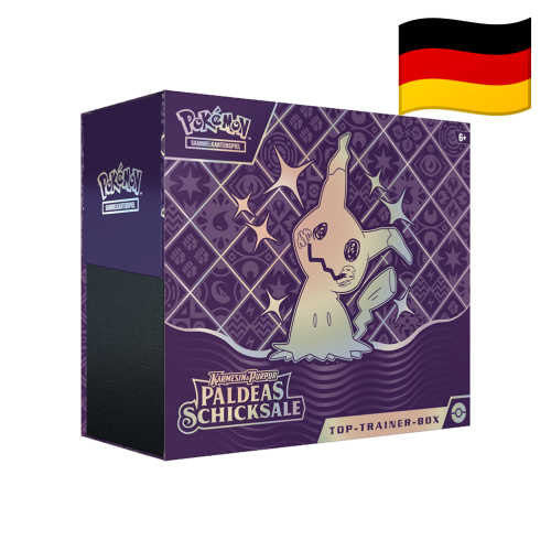 Pokémon KP4.5 Paldeas Schicksale Top Trainer Box Deutsch