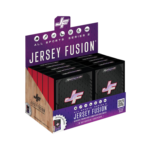 Jersey Fusion - All Sports 2023 Series 2 Hobby Box Display Englisch