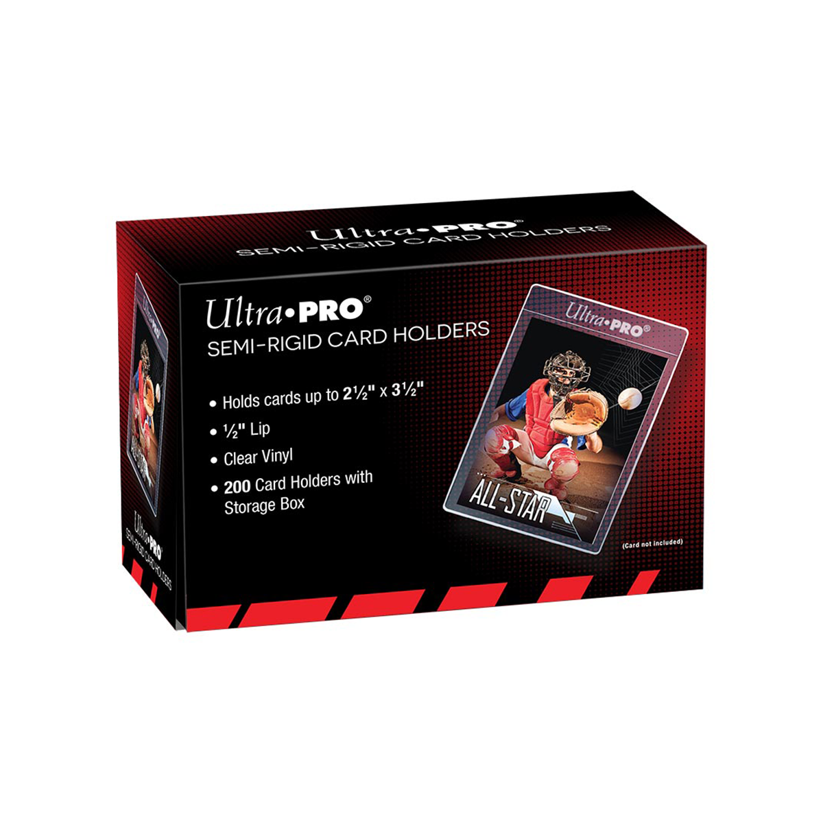 Ultra Pro Semi-rigide 1/2 Lip Sleeves, Plastic, 200ct Ultra Pro Semi-rigide 1/2 Lip Sleeves, Plastic, 200ct