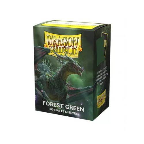 Dragon Shield Forest Green Standard Matte Sleeves - 100ct