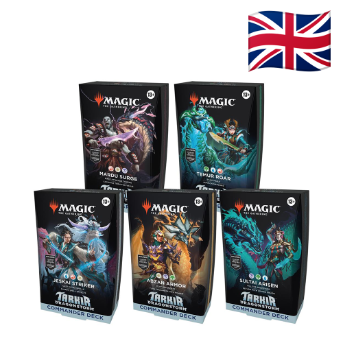MTG - Tarkir: Dragonstorm Commander Deck Display (5 Decks) EN