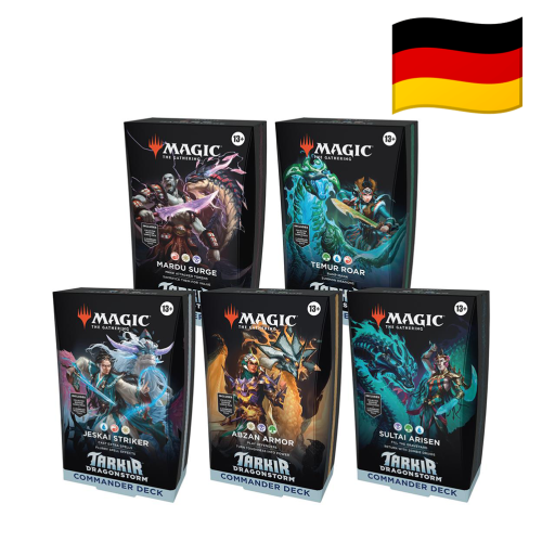 MTG - Tarkir: Dragonstorm Commander Deck Display (5 Decks) DE