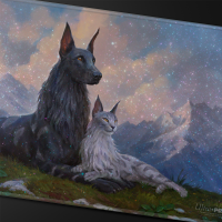 Ultra PRO Commander Series - Release 8 - Fan Vote 3 - Q3 2025 Holofoil Playmat Rin and Seri for Magic: The Gathering