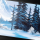 Ultra PRO Bob Ross - Winter Paradise Black Stitched Playmat for Tabletop Gaming