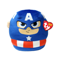 TY Squishy Beanie - Marvel Captain America MED