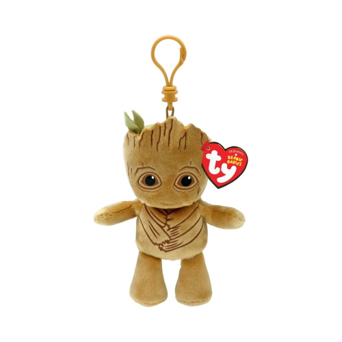 TY Beanie Babies - Marvel Groot Key Clip Soft