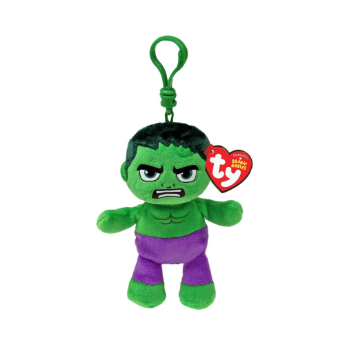 TY Beanie Babies - Marvel Hulk Key Clip Soft