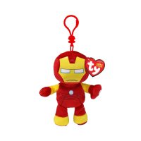 TY Beanie Babies - Marvel Iron Man Key Clip Soft