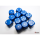 Chessex Opaque Blue/White 16mm D6 Dice Block (12 Würfel)