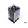 Chessex Opaque Black/White 16mm D6 Dice Block (12 Würfel)