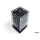 Chessex Opaque Black/Gold 16mm D6 Dice Block (12 Würfel)