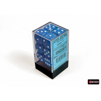 Chessex Speckled Water 16mm D6 Dice Block (12 Würfel)
