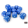 Chessex Speckled Water 16mm D6 Dice Block (12 Würfel)