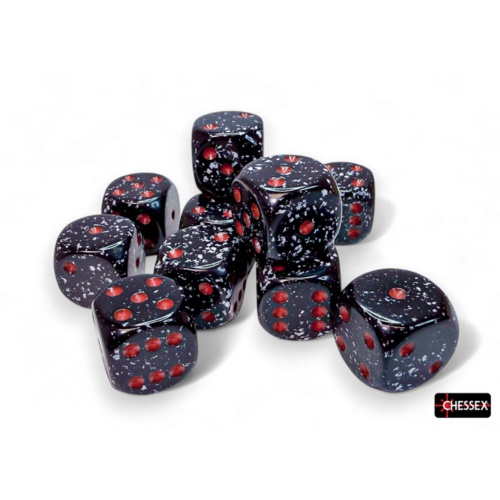 Chessex Speckled Space 16mm D6 Dice Block (12 Würfel)