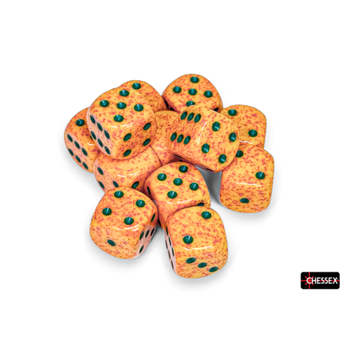 Chessex Speckled Lotus 16mm D6 Dice Block (12 Würfel)