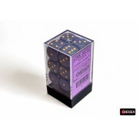 Chessex Speckled Golden Cobalt 16mm D6 Dice Block (12...