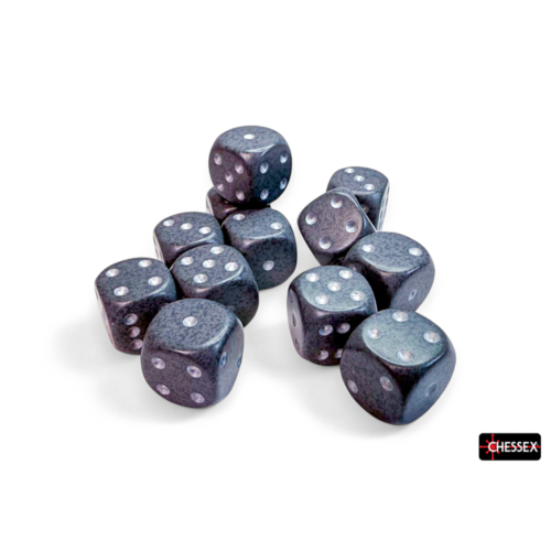 Chessex Speckled Hi-Tech 16mm D6 Dice Block (12 Würfel)