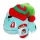 Pokémon Plüsch - Bulbasaur / Bisasam Christmas Edition 20cm