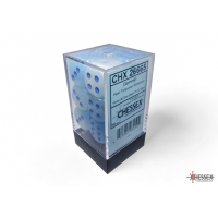 Chessex Gemini Pearl Turquoise-White/Blue Luminary 16mm...