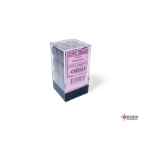 Chessex Opaque Black/Pink 16mm D6 Dice Block (12...