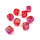 Chessex Gemini Translucent Red-Violet/Gold 12mm D6 Dice Block (36 Würfel)