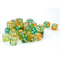 Chessex Nebula Spring/White Luminary 12mm D6 Dice Block...