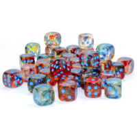 Chessex Nebula Primary/Blue Luminary 12mm D6 Dice Block...