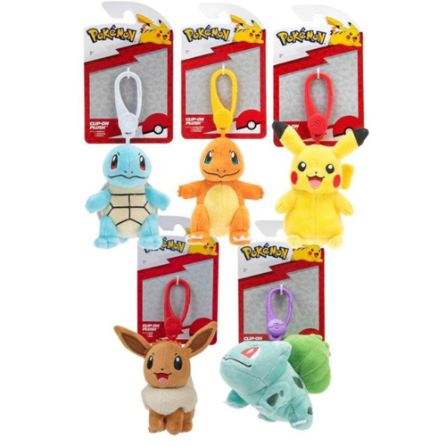 Pokémon Plüsch - Anhänger / Clip Assortment - ca. 5-7cm