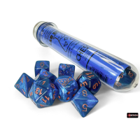 Chessex Borealis Midnight/Copper Polyhedral 7-Dice Set...