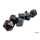 Chessex Opaque Black/Red Polyhedral 7-Dice Set