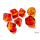 Chessex Gemini Translucent Red-Yellow/Gold Polyhedral 7-Dice Set