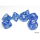 Chessex Borealis Sky Blue/White Luminary Polyhedral 7-Dice Set