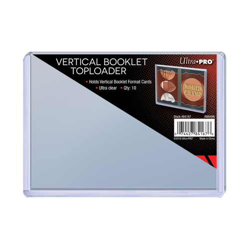 Ultra PRO Vertical Booklet Toploader 10ct