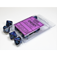 Chessex Speckled Cobalt Set of Ten D10s