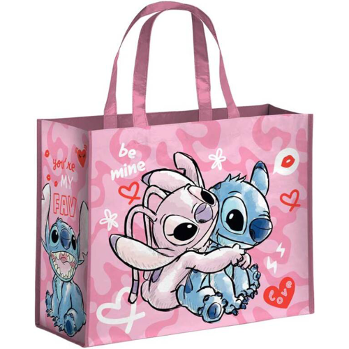 Disney Tragetasche - Stitch & Angel Heart 45x40x20cm