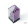 Chessex Translucent Purple/White Polyhedral 7-Dice Set