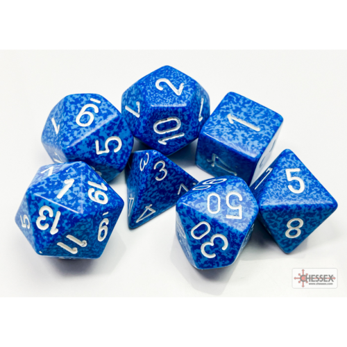 Chessex Speckled Water Polyhedral 7-Dice Set