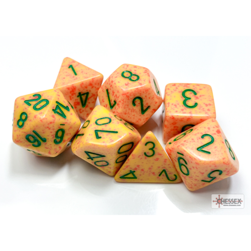 Chessex Speckled Lotus Polyhedral 7-Dice Set