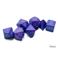 Chessex Speckled Silver Tetra Polyhedral 7-Dice Set