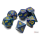Chessex Speckled Twilight Polyhedral 7-Dice Set