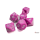 Chessex Opaque Light Purple/White Polyhedral 7-Dice Set