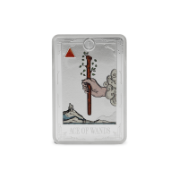 AGORO - Minor Arcana - Aces - Ace of Wands 1 oz Silber