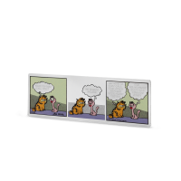 AGORO - Nickelodeon - Garfield Comic Set - Garfield & Arlene 1oz Silber