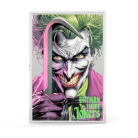 AGORO - DC - Batman Three Jokers - The Clown Foil with Chase 1 oz Silber