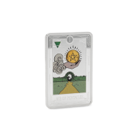 AGORO - Minor Arcana - Aces - Ace of Pentacles 1 oz Silver Coin