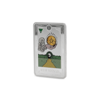 AGORO - Minor Arcana - Aces - Ace of Pentacles 1 oz Silver Coin