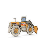 AGORO - Hasbro - Tonka Trucks - Front Loader 1 oz Silver