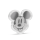 AGORO - Disney - Iconic Expressions - Mickey Mouse 1/2 oz Silver