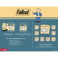 Ultra PRO Fallout - Vault Boy - The Outside World 105ct APEX DECK PROTECTOR® Sleeves for Tabletop Gaming